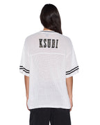 Womens Derby Boyfriend Ss Jersey Camo Shell Relaxed Tees - Green