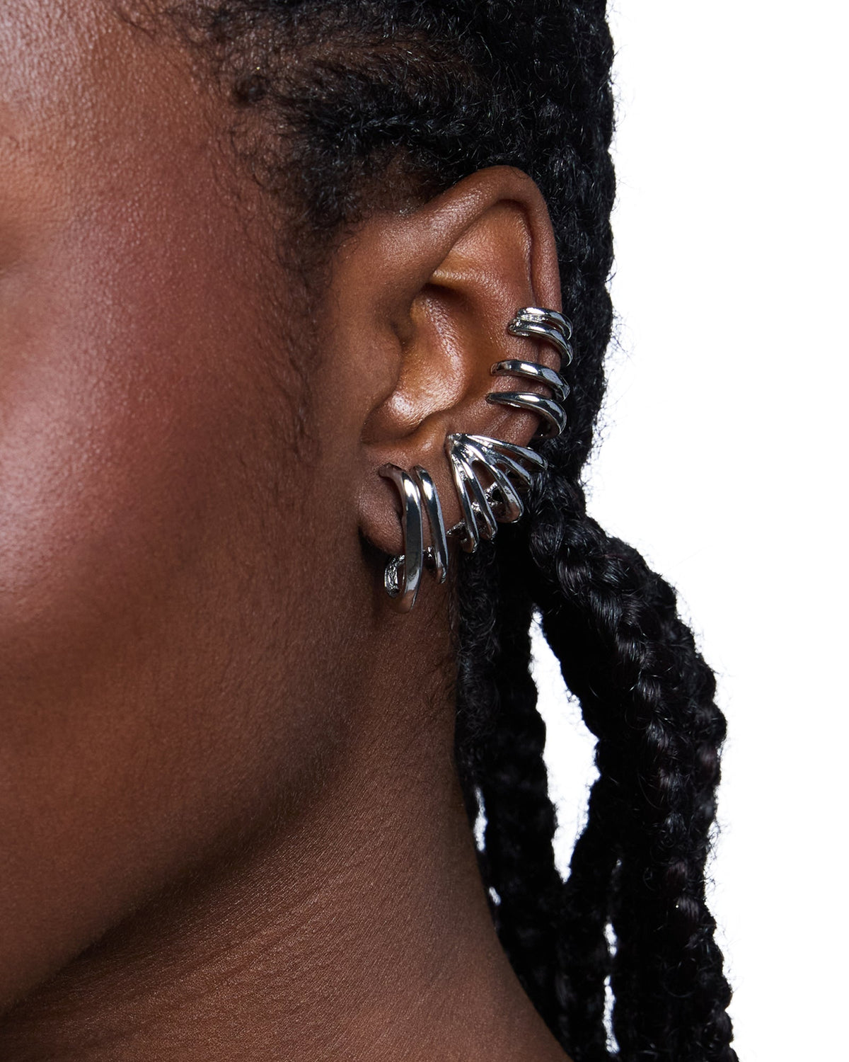 Maxx Ear Cuff Silver Jewellery - Silver