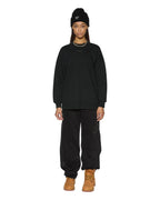 Womens Sott Oh G Crew Black Oversized Fleece - Black