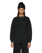 Womens Sott Oh G Crew Black Oversized Fleece - Black