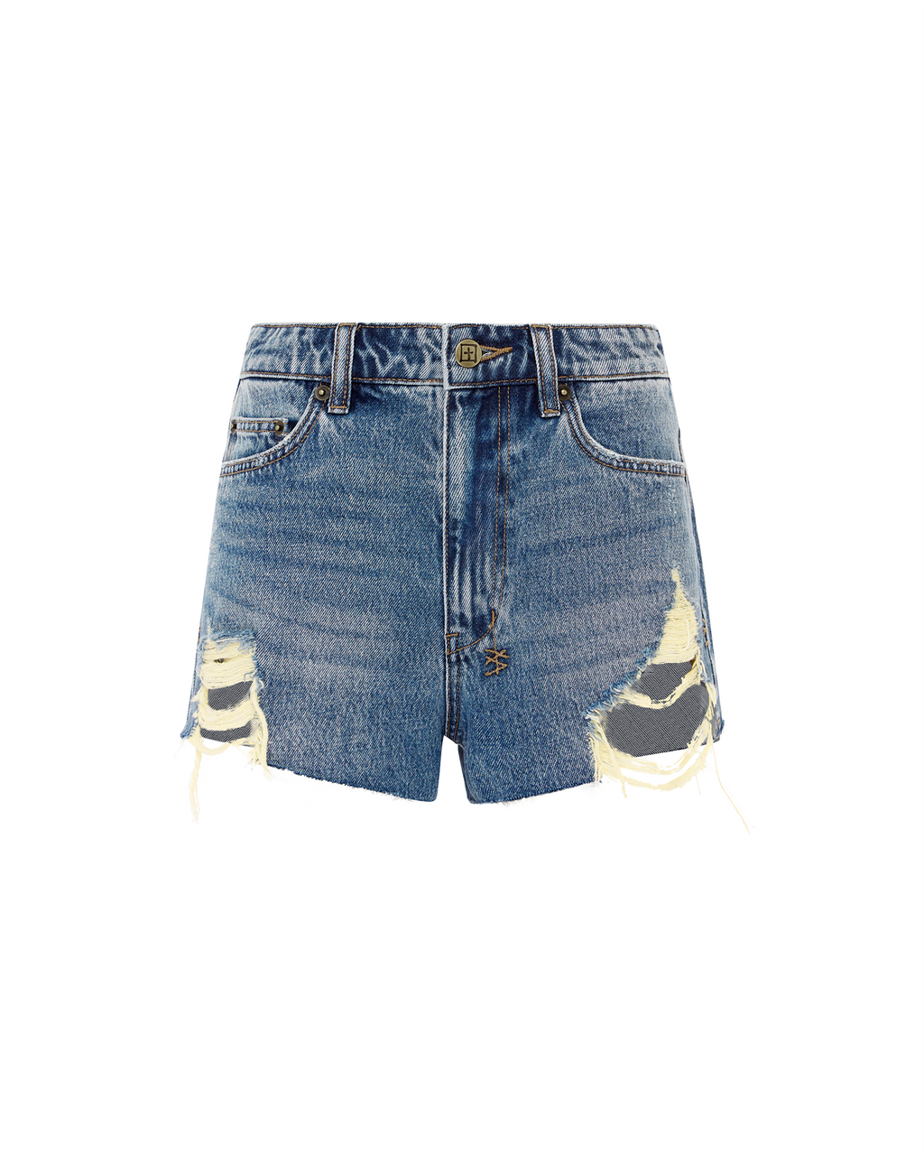 Womens Kali Short Aged Trash Fitted Walkshorts - Denim