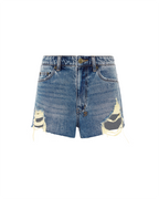 Womens Kali Short Aged Trash Fitted Walkshorts - Denim