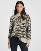 Womens Pantera Intarzia Jumper Relaxed Knitwear - Multi Colour