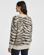 Womens Pantera Intarzia Jumper Relaxed Knitwear - Multi Colour