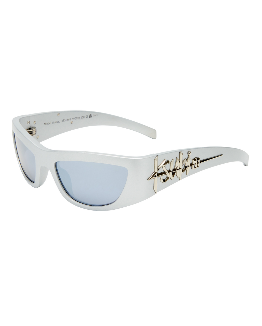 Sloane Sunglasses Metallic Chrome Eyewear - Silver