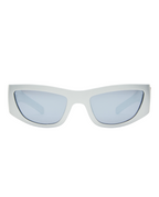 Sloane Sunglasses Metallic Chrome Eyewear - Silver