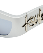 Sloane Sunglasses Metallic Chrome Eyewear - Silver