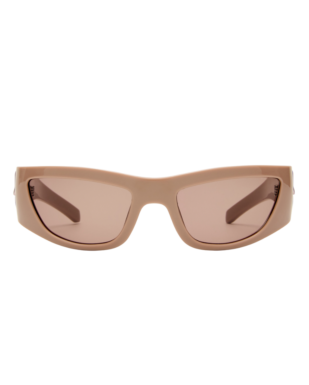 Sloane Sunglasses Milky Latex Eyewear - Tan