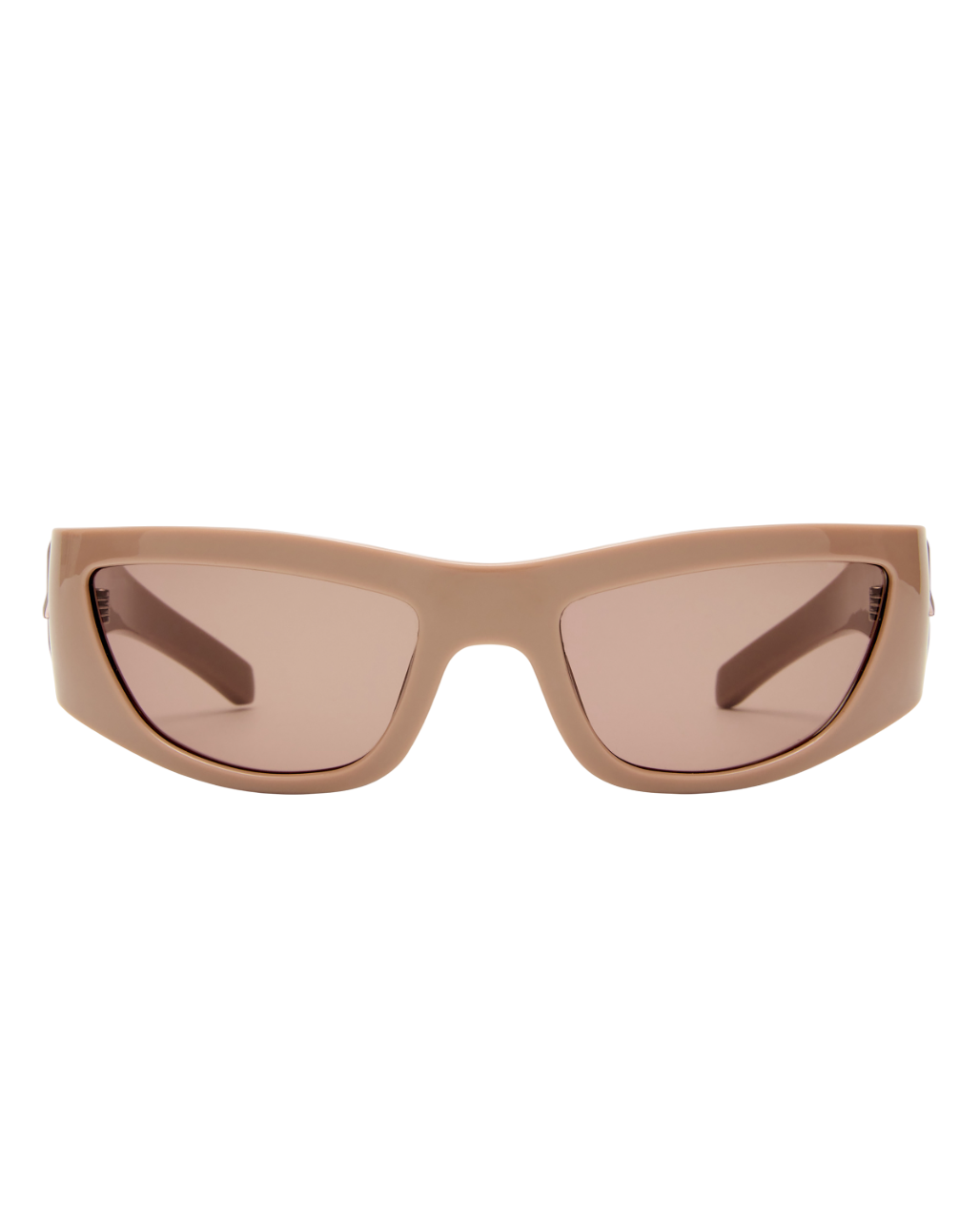 Sloane Sunglasses Milky Latex Eyewear - Tan