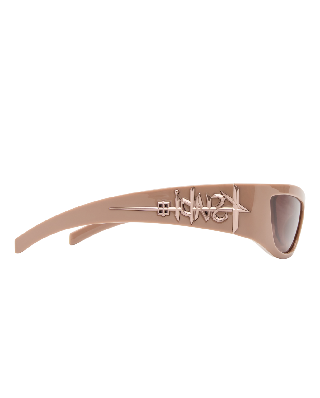 Sloane Sunglasses Milky Latex Eyewear - Tan