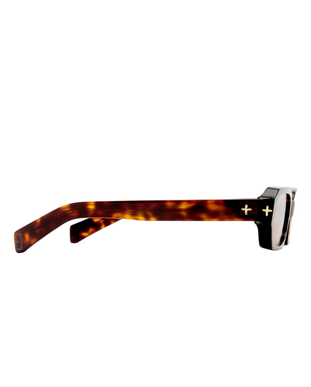 The Seven Sevens Old Skool Tort Amber Tint Eyewear - Brown