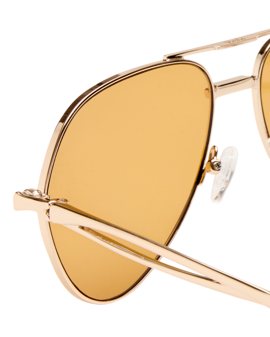 The Montana Sunglasses Gold Amber Eyewear - Gold