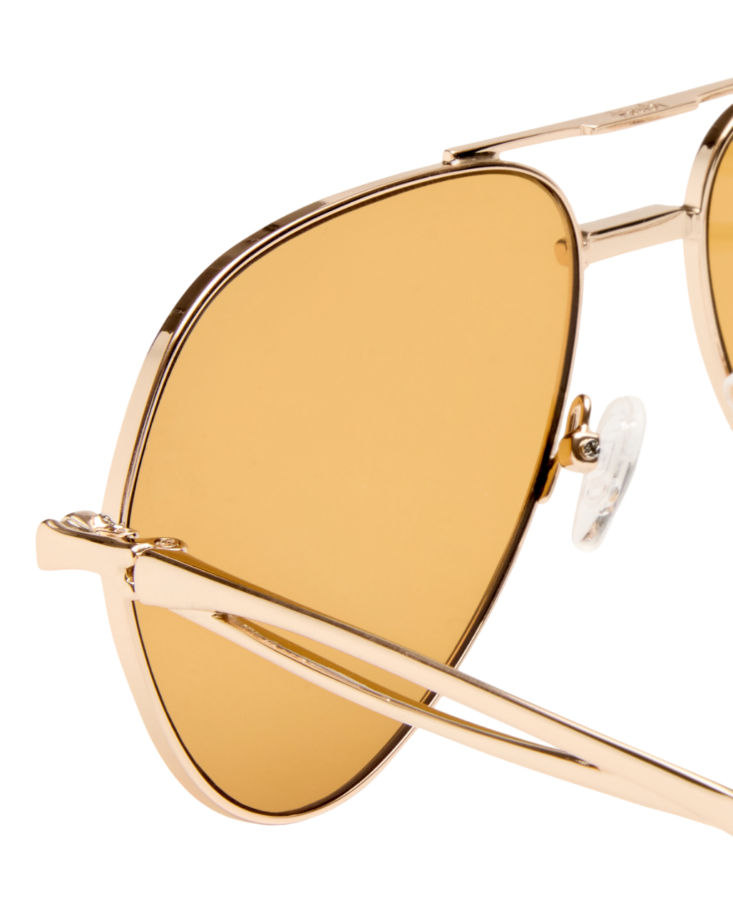 The Montana Sunglasses Gold Amber Eyewear - Gold