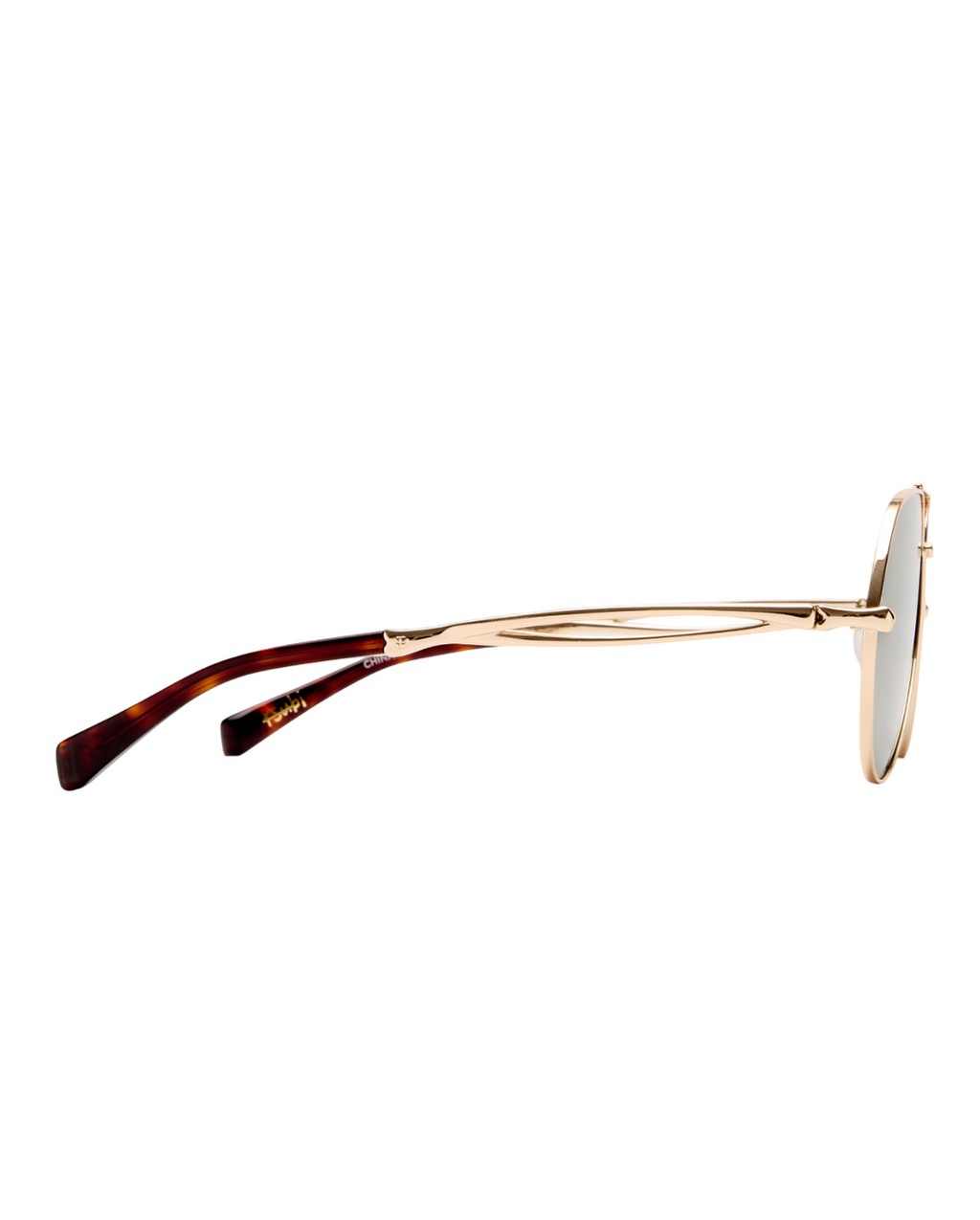 The Montana Sunglasses Gold Green Eyewear - Gold