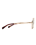 The Montana Sunglasses Gold Green Eyewear - Gold