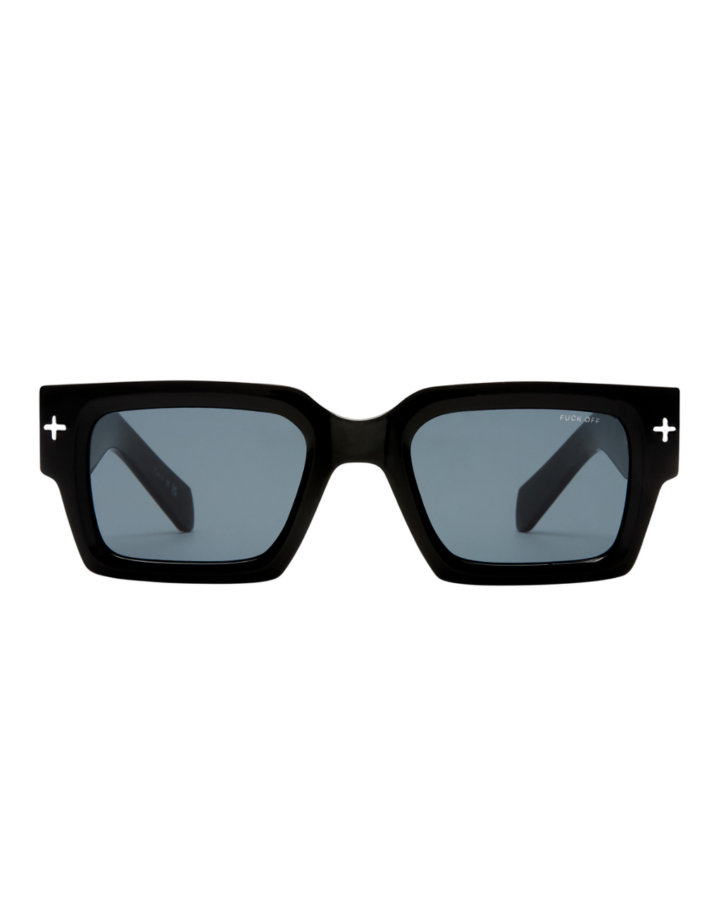 The Kingy Sunglasses Black Silver Eyewear - Black