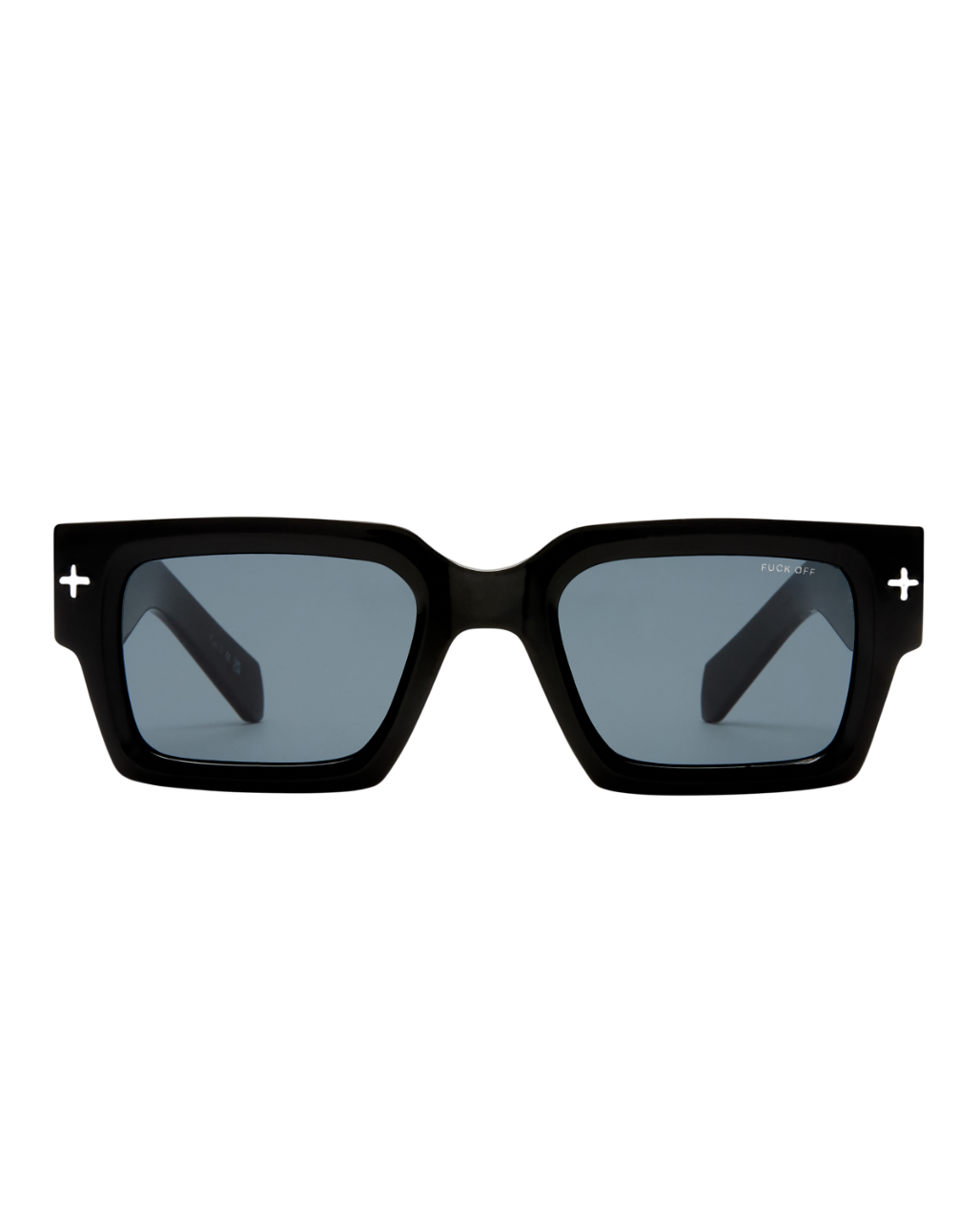 The Kingy Sunglasses Black Silver Eyewear - Black