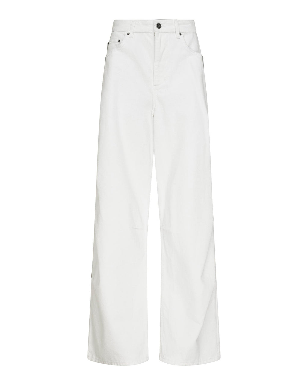 Womens Ksuper Fly Baggy Denim Jeans - White