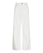 Womens Ksuper Fly Baggy Denim Jeans - White