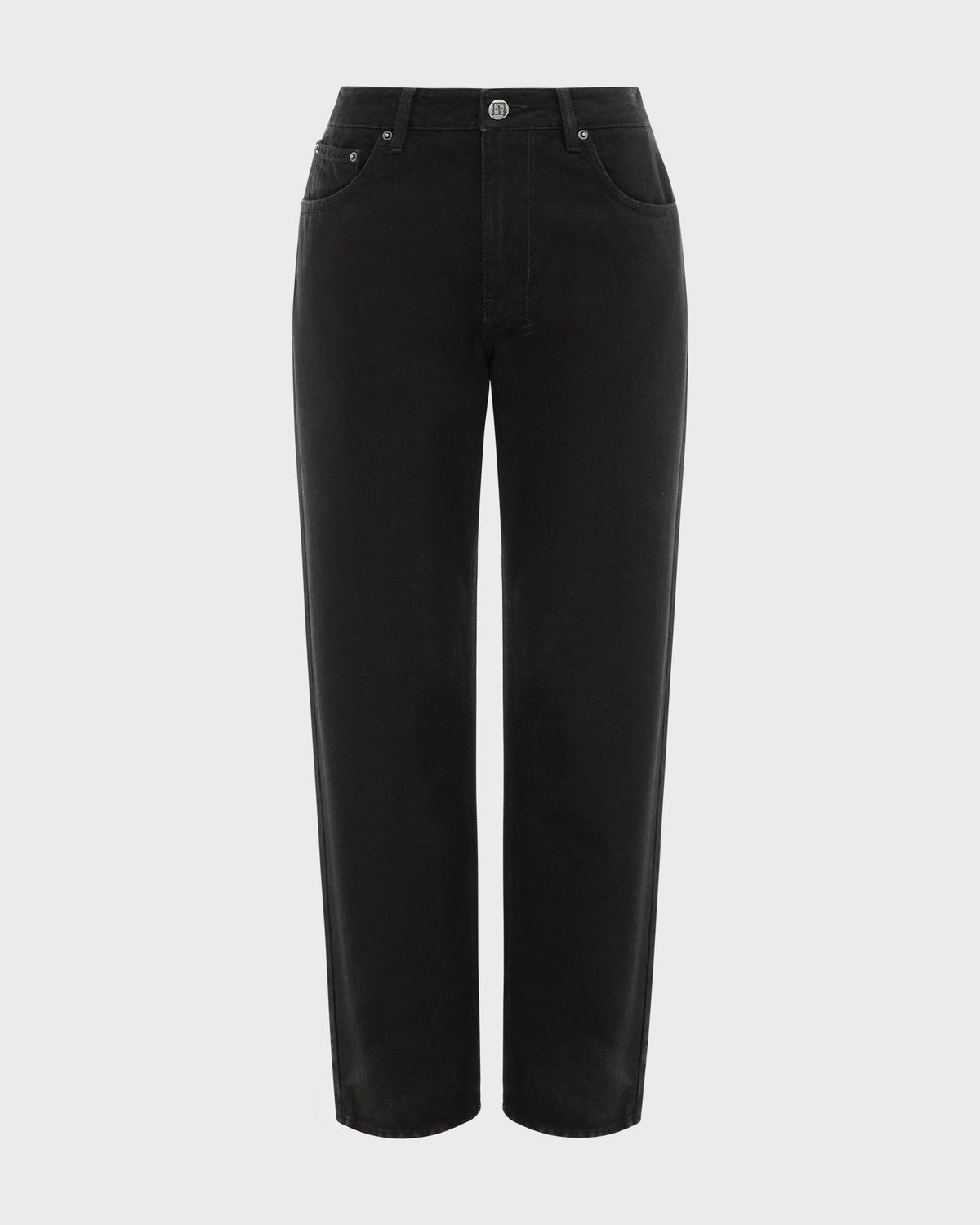 Womens Brooklyn Jean Stealth Straight Denim Jeans - Black