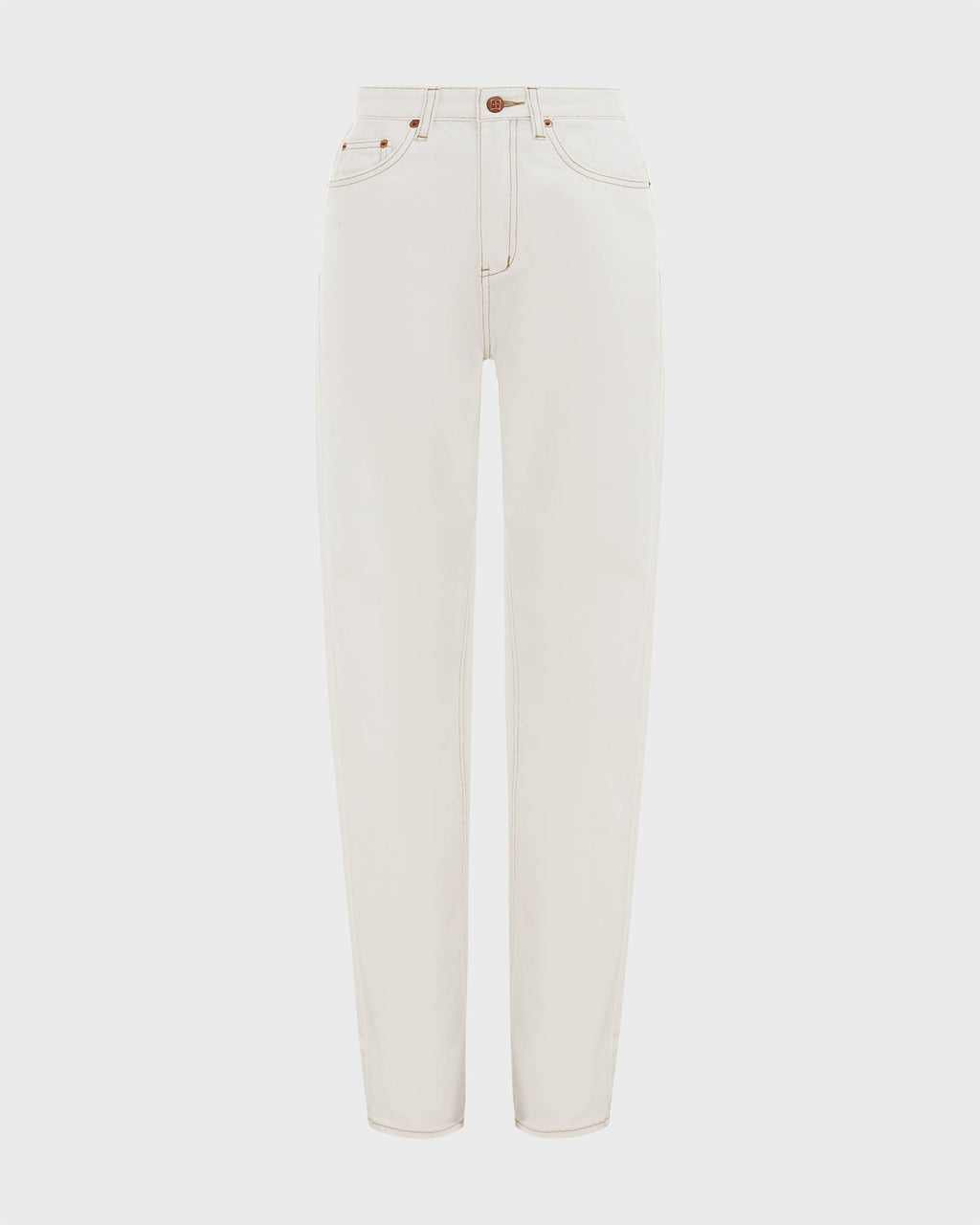 Womens Playback Sugar Rush Straight Denim Jeans - White