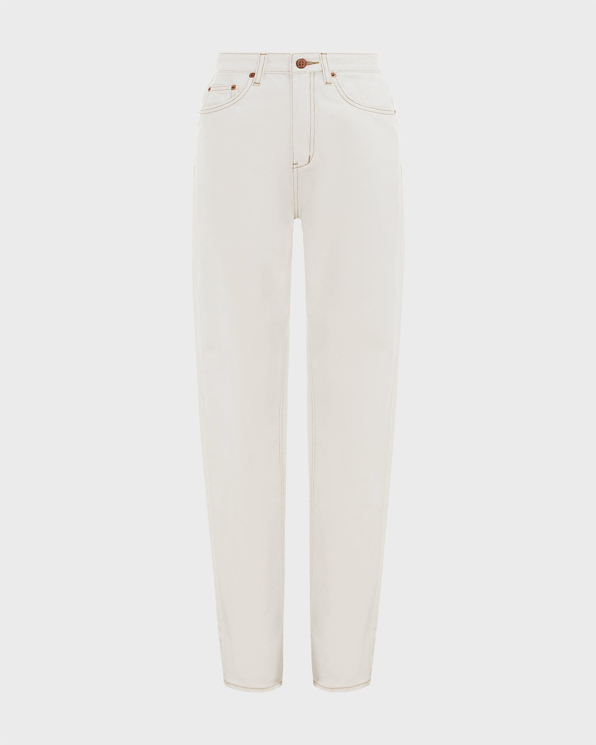 Womens Playback Sugar Rush Straight Denim Jeans - White