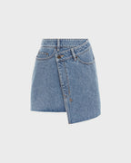 Womens Rap Skirt Heritage A Line Skirts - Denim