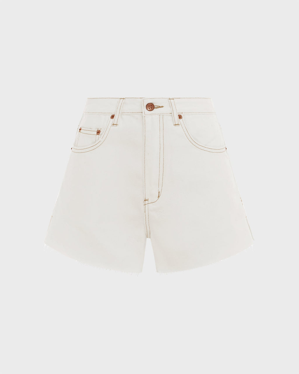 Womens Rise N Hi Sugar Rush Fitted Walkshorts - White