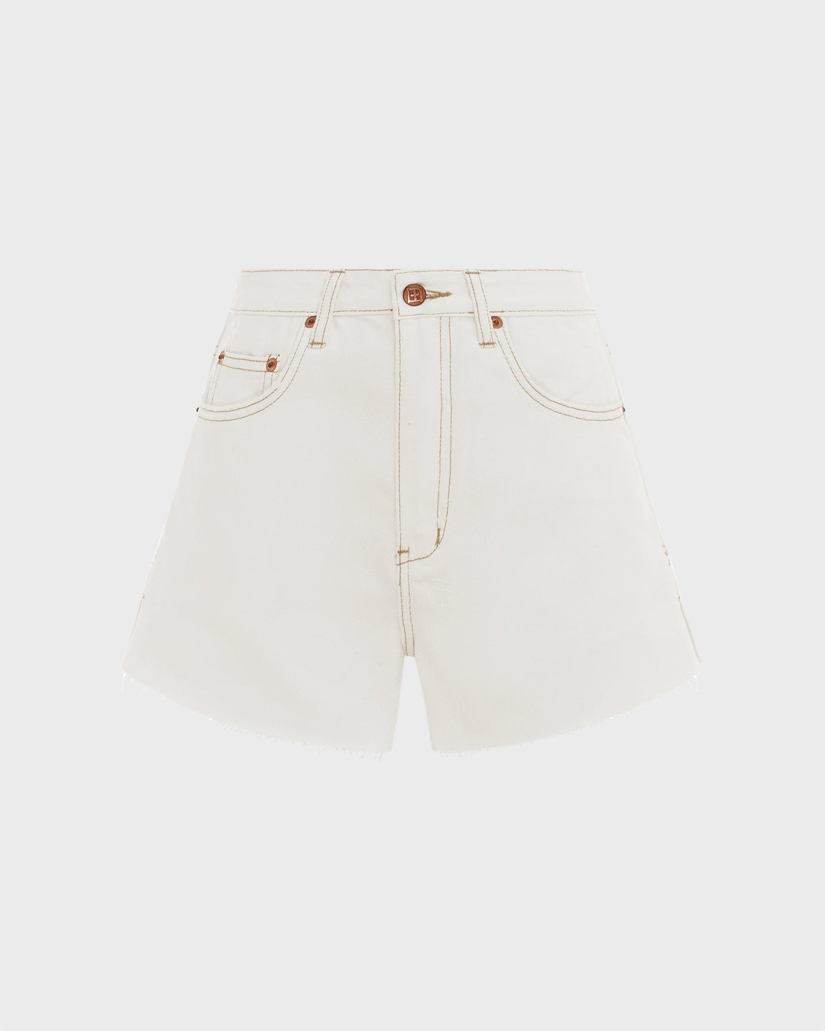 Womens Rise N Hi Sugar Rush Fitted Walkshorts - White
