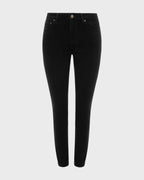 Womens Spray On Jet Black Skinny Denim Jeans - Black
