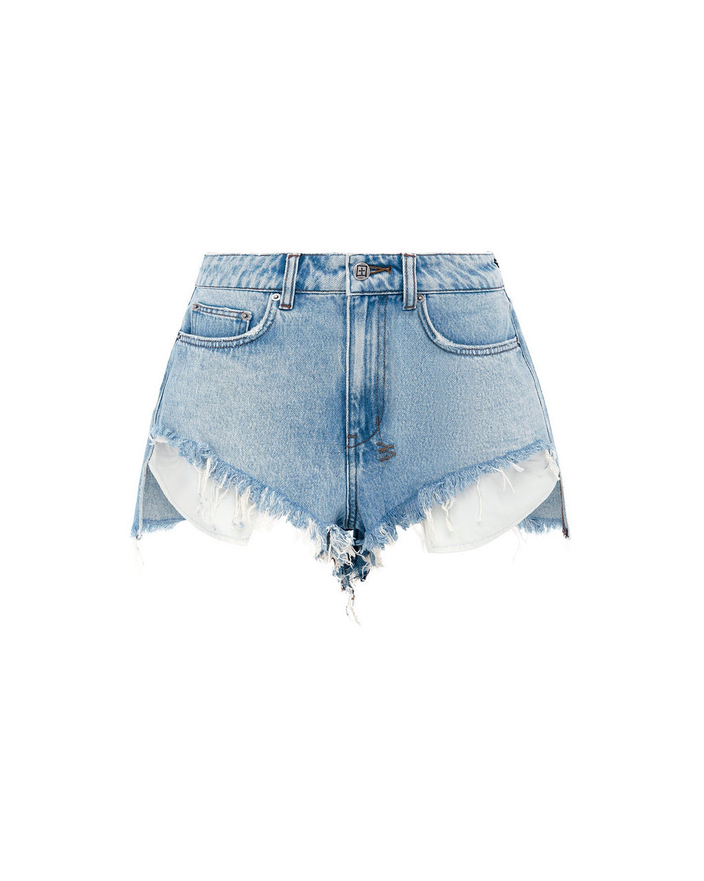 Womens Elle Short Babes Blue A Line Walkshorts - Denim