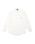 Mens Ksignature Button Down Ls Shirt White Regular Shirts - White