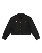 Kids Lil Oh G Jacket Black Rebel Oversized Jackets - Black