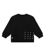 Kids 1999 Lil Biggie Crew Black Oversized Fleece - Black