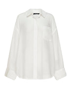 Womens Labels Astra Ls Shirt White Oversized Shirts - White