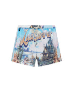 Mens Last Summer Boardshort Multi Regular Walkshorts - Multi Colour