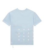 Mens Last Summer Biggie Ss Tee Blue Mist Oversized Tees - Blue