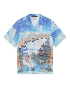 Mens Last Summer Ss Resort Shirt Multi Regular Shirts - Multi Colour