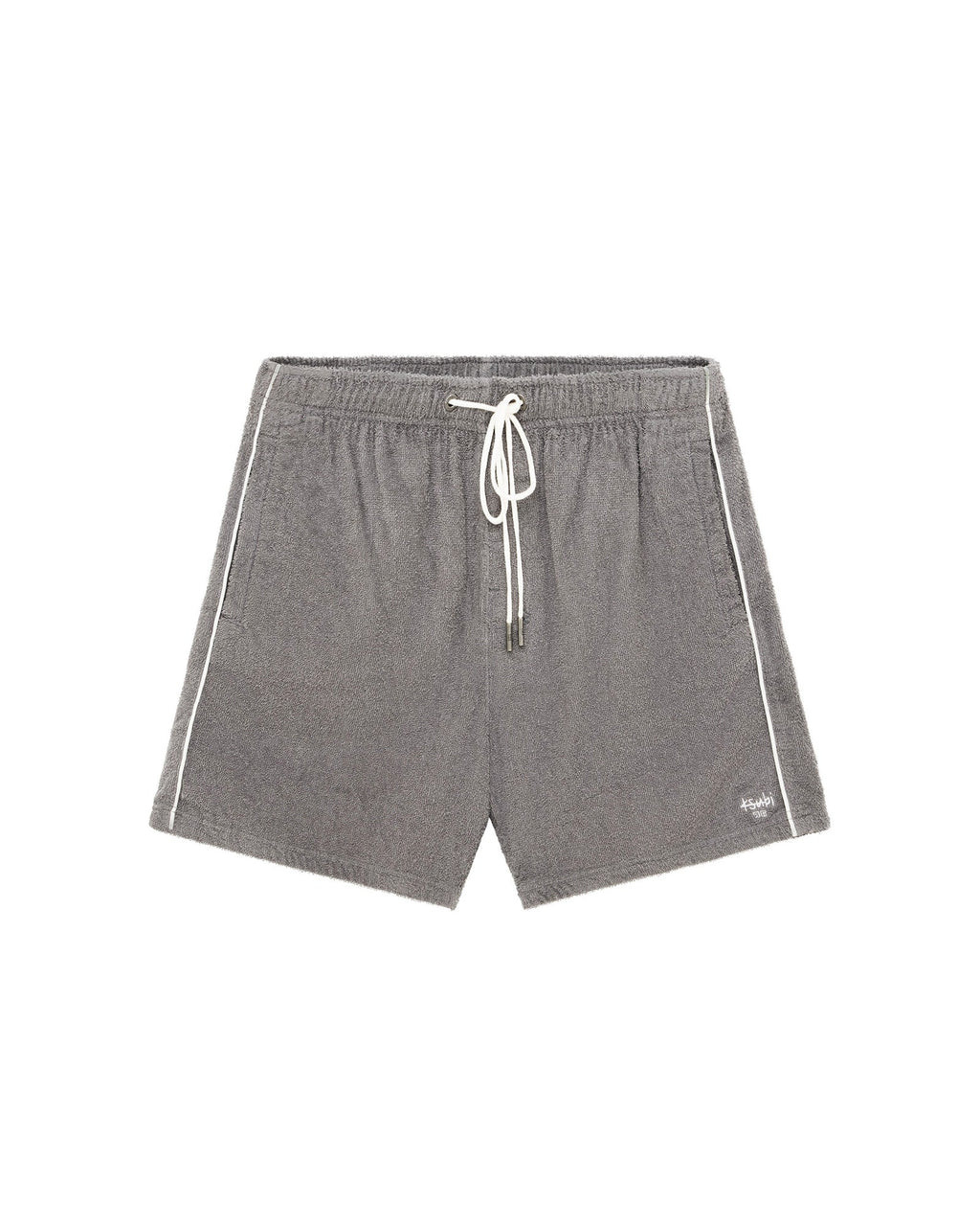 Mens Lounge Short Charcoal Relaxed Walkshorts - Grey