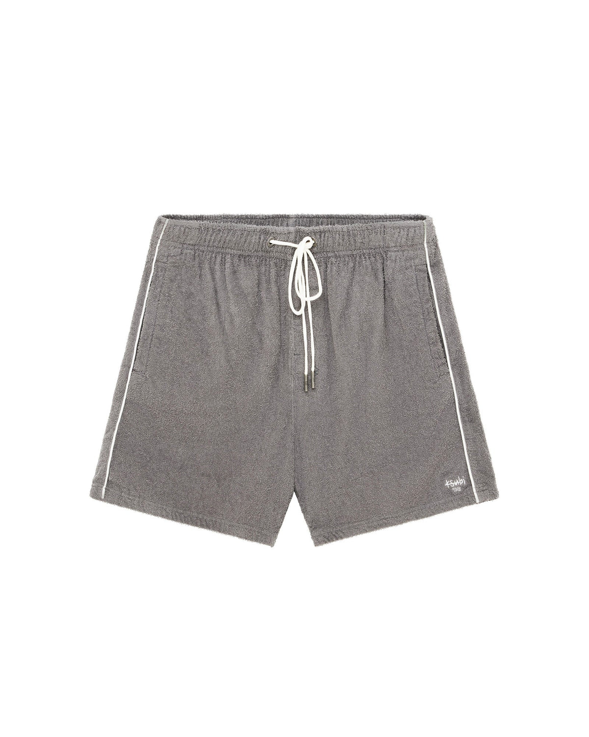 Mens Lounge Short Charcoal Relaxed Walkshorts - Grey