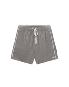 Mens Lounge Short Charcoal Relaxed Walkshorts - Grey