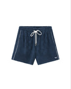 Mens Lounge Short Navy Relaxed Walkshorts - Navy