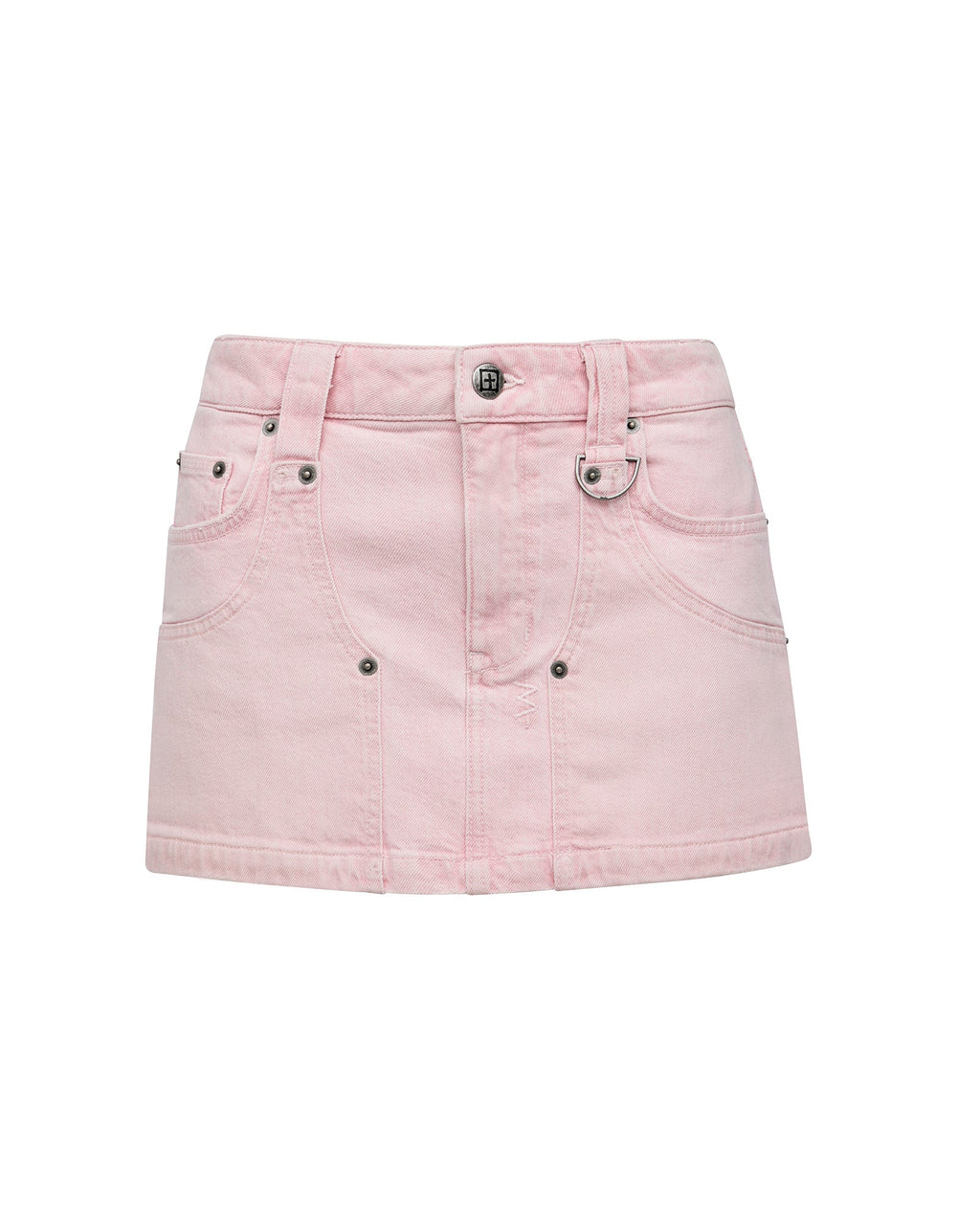 Womens Low Rider Mini Carpenter Quartz Dust Relaxed Skirts - Pink