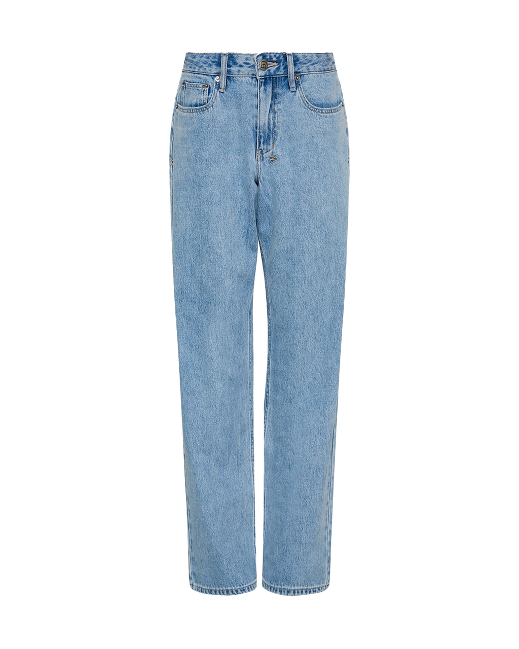 Womens Low Rider Authentik Baggy Denim Jeans - Denim