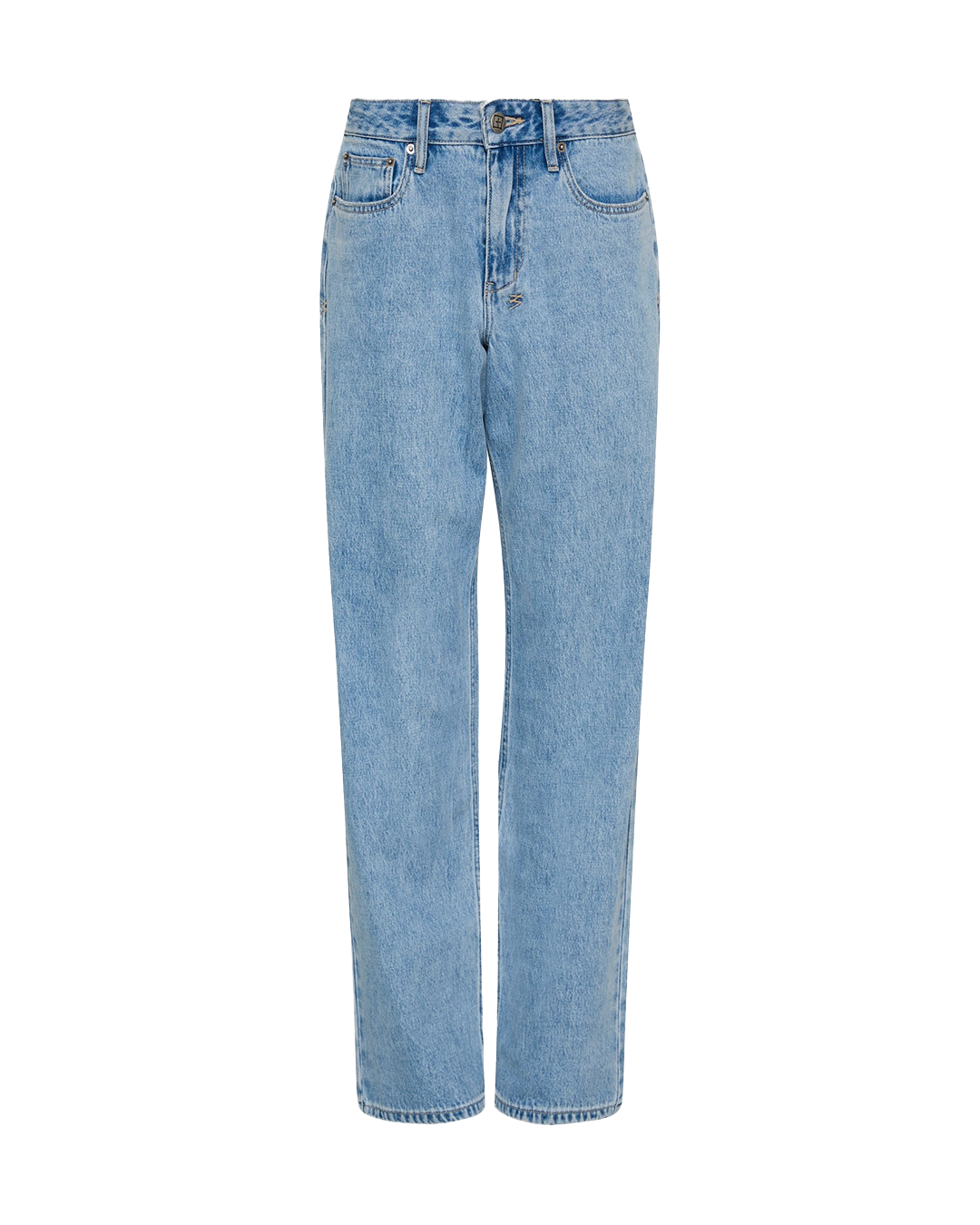 Womens Low Rider Authentik Baggy Denim Jeans - Denim