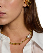 Uncut Gold Choker Jewellery - Gold
