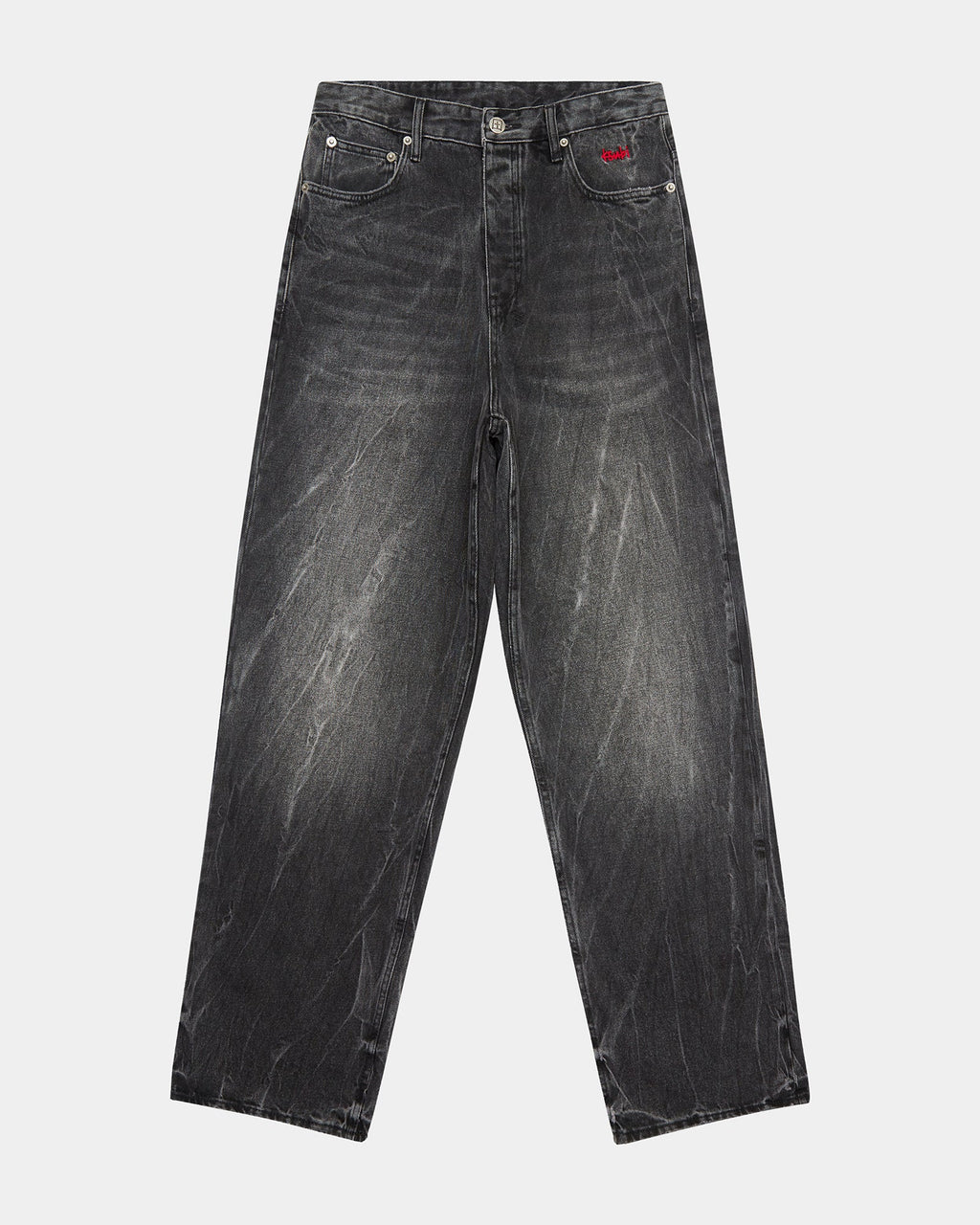 Mens Maxx Conspiracy Baggy Denim Jeans - Black