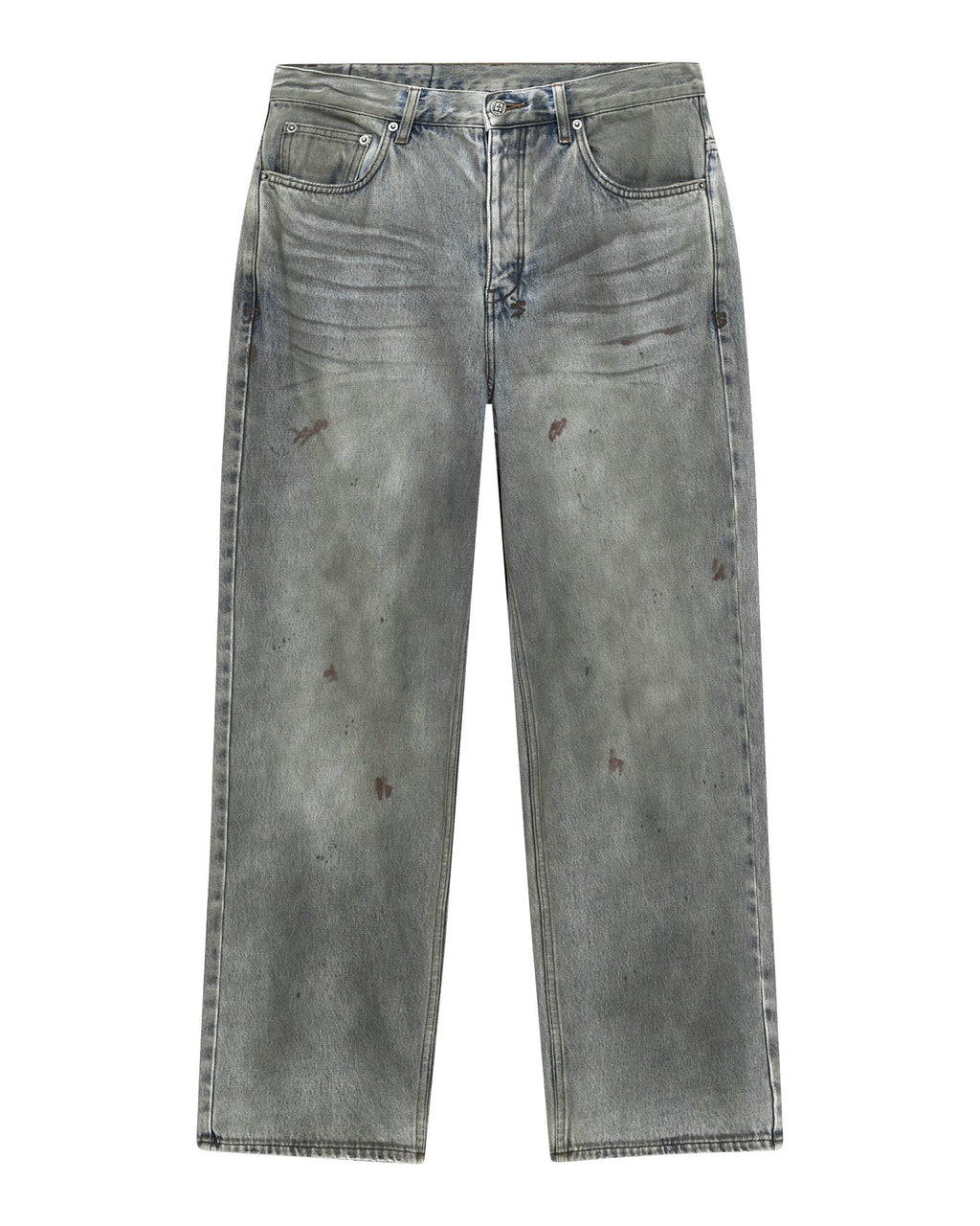 Mens Maxx Greaser Baggy Denim Jeans - Denim