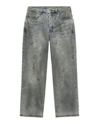 Mens Maxx Greaser Baggy Denim Jeans - Denim