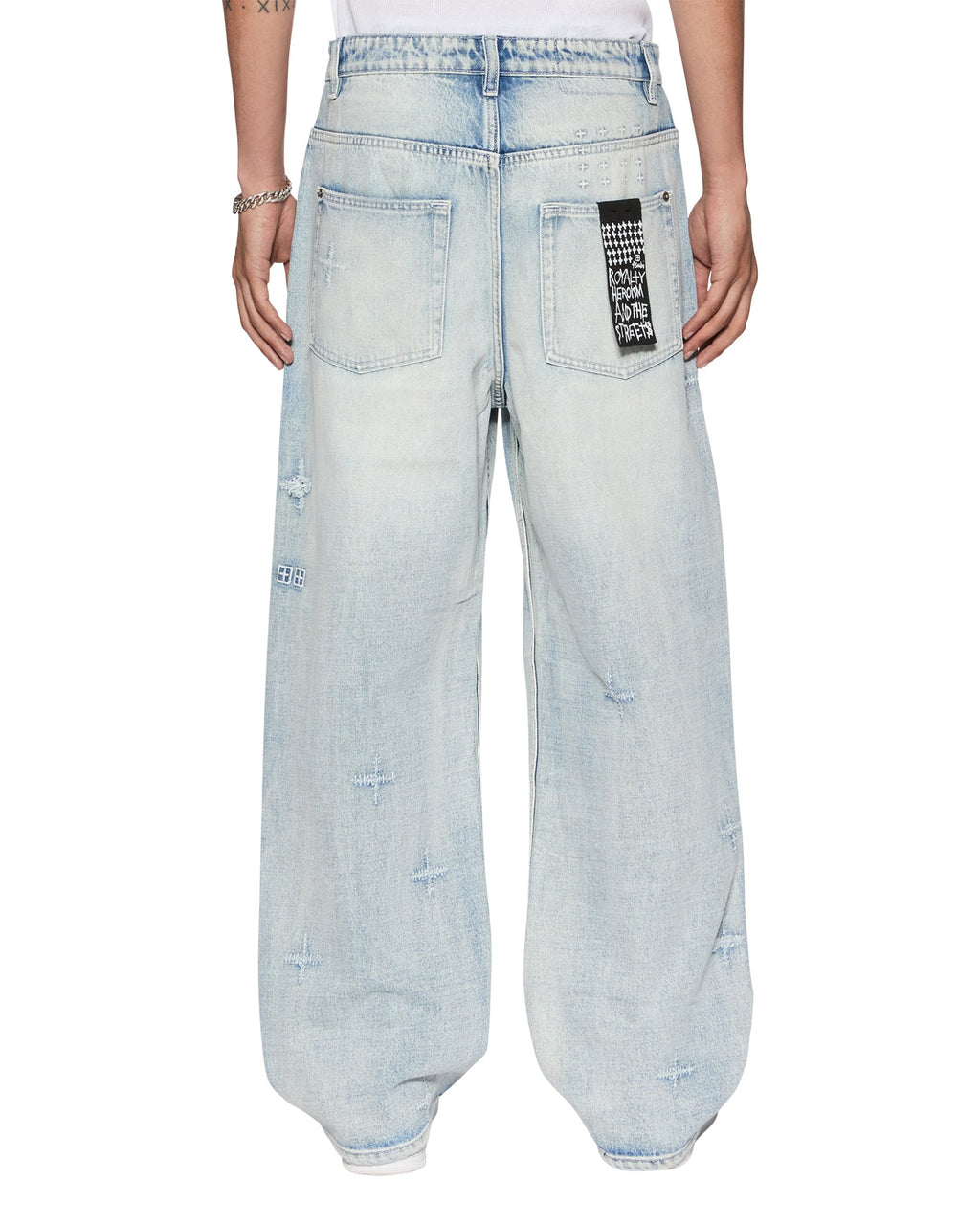 Mens Maxx Legacy Plus Baggy Denim Jeans - Denim